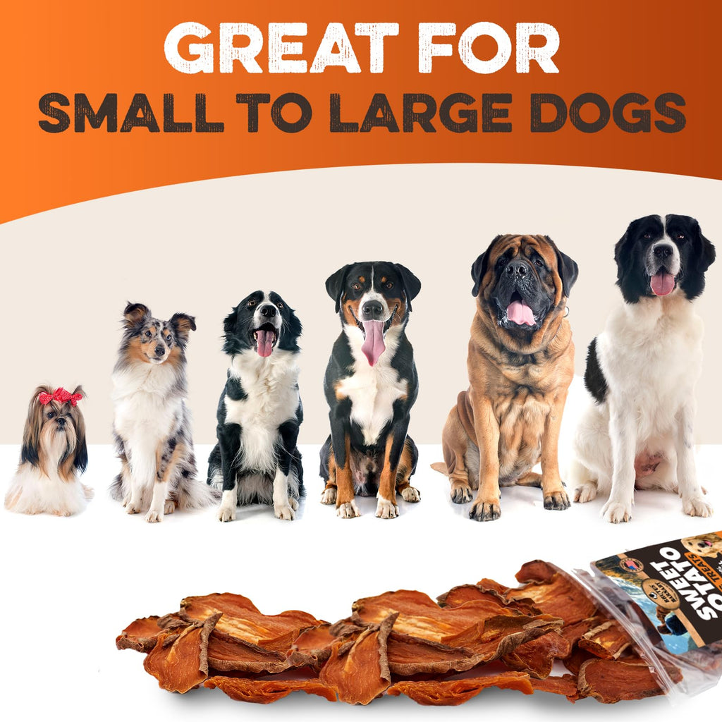 BRUTUS & BARNABY Sweet Potato Dog Treats – Support Sensitive Stomachs with USA-Grown, Hypoallergenic Treats that Smell as Good as They Taste