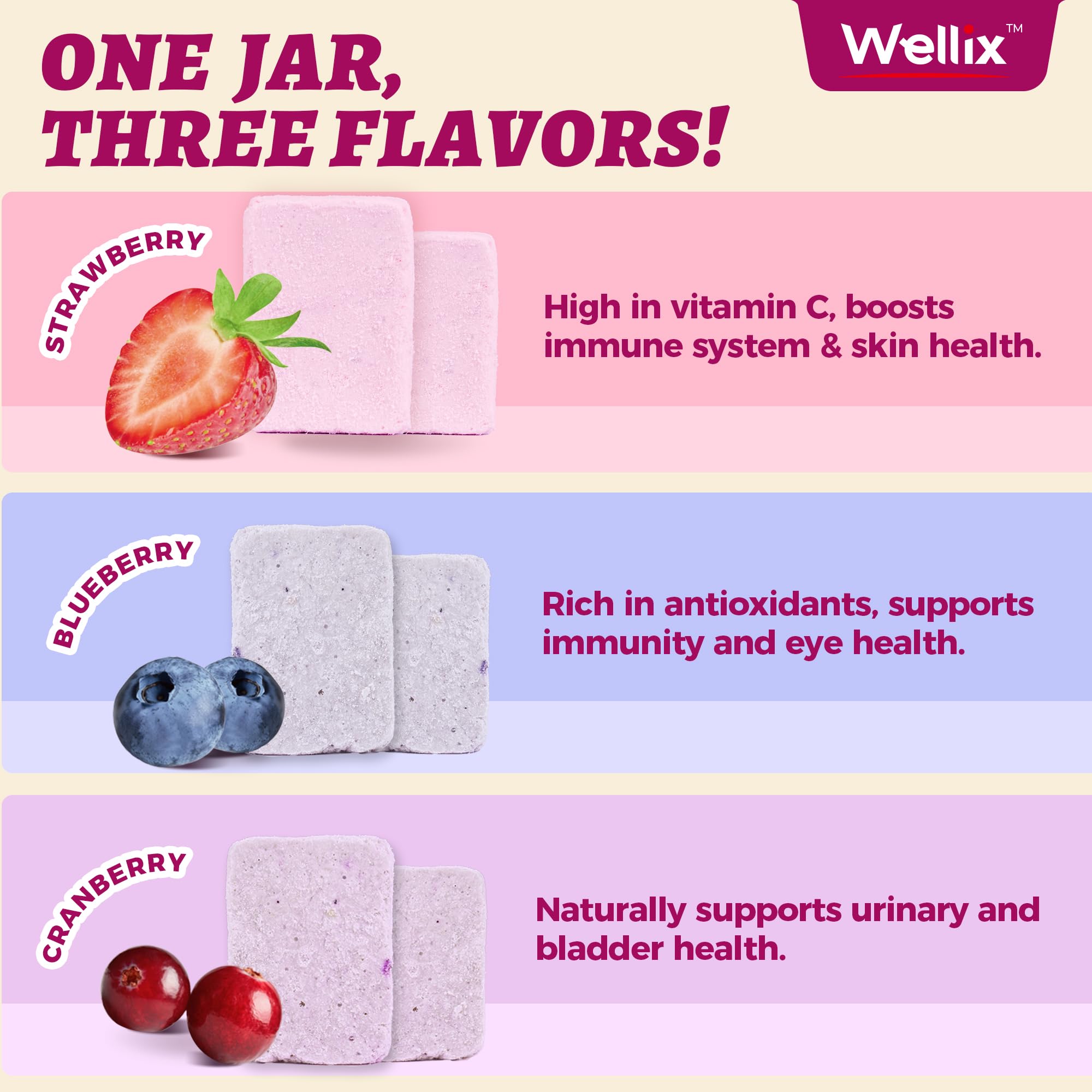 Wellix Freeze-Dried Treats for Dogs and Cats - Cat Grass, Dragon Fruit, Goat Milk Flavor 21pcs, Lollipop Healthy Cat Treats, Chicken Recipe Cat Treats, Low Calorie Training Treats
