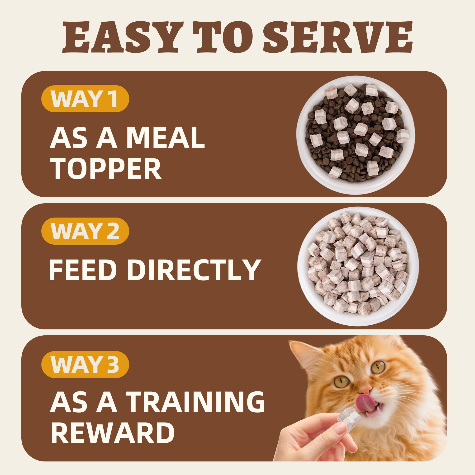 Wellix Freeze-Dried Treats for Dogs and Cats - Cat Grass, Dragon Fruit, Goat Milk Flavor 21pcs, Lollipop Healthy Cat Treats, Chicken Recipe Cat Treats, Low Calorie Training Treats