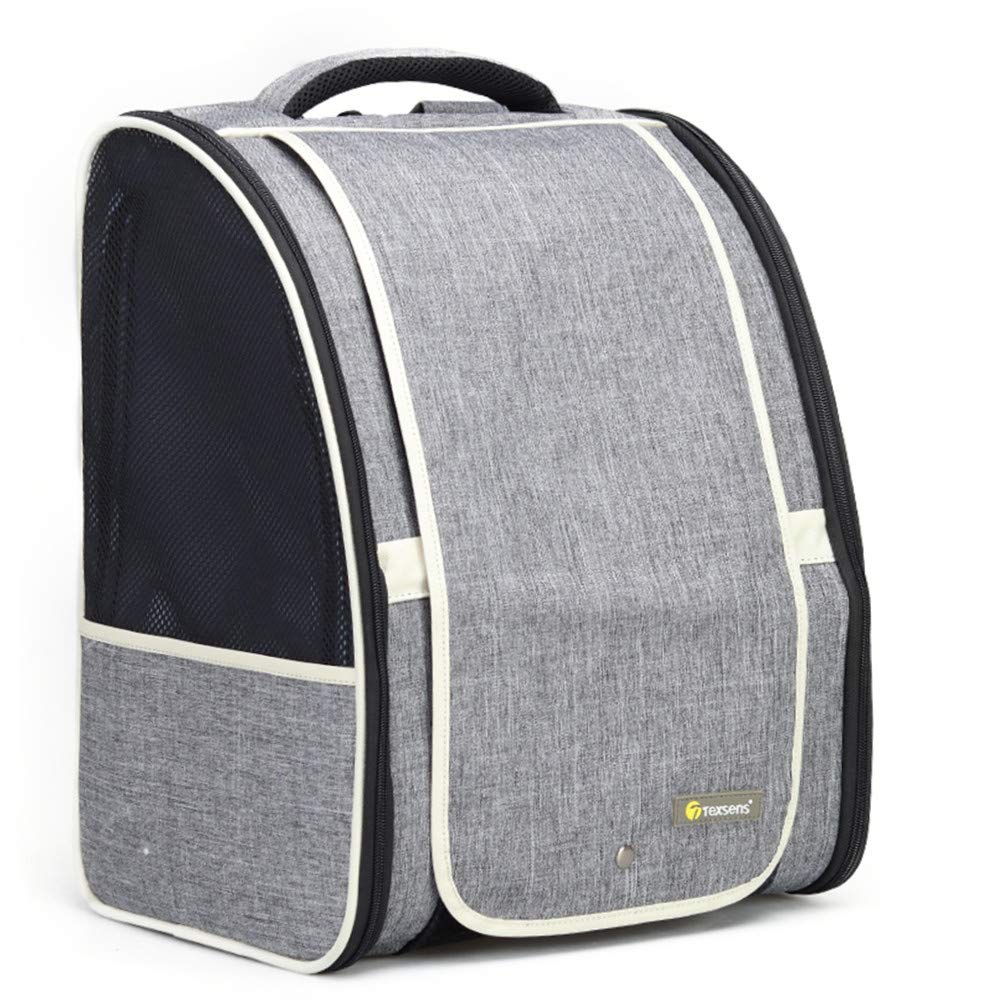 Texsens Innovative Traveler Bubble Backpack Pet Carriers for Cats and Dogs (Black)