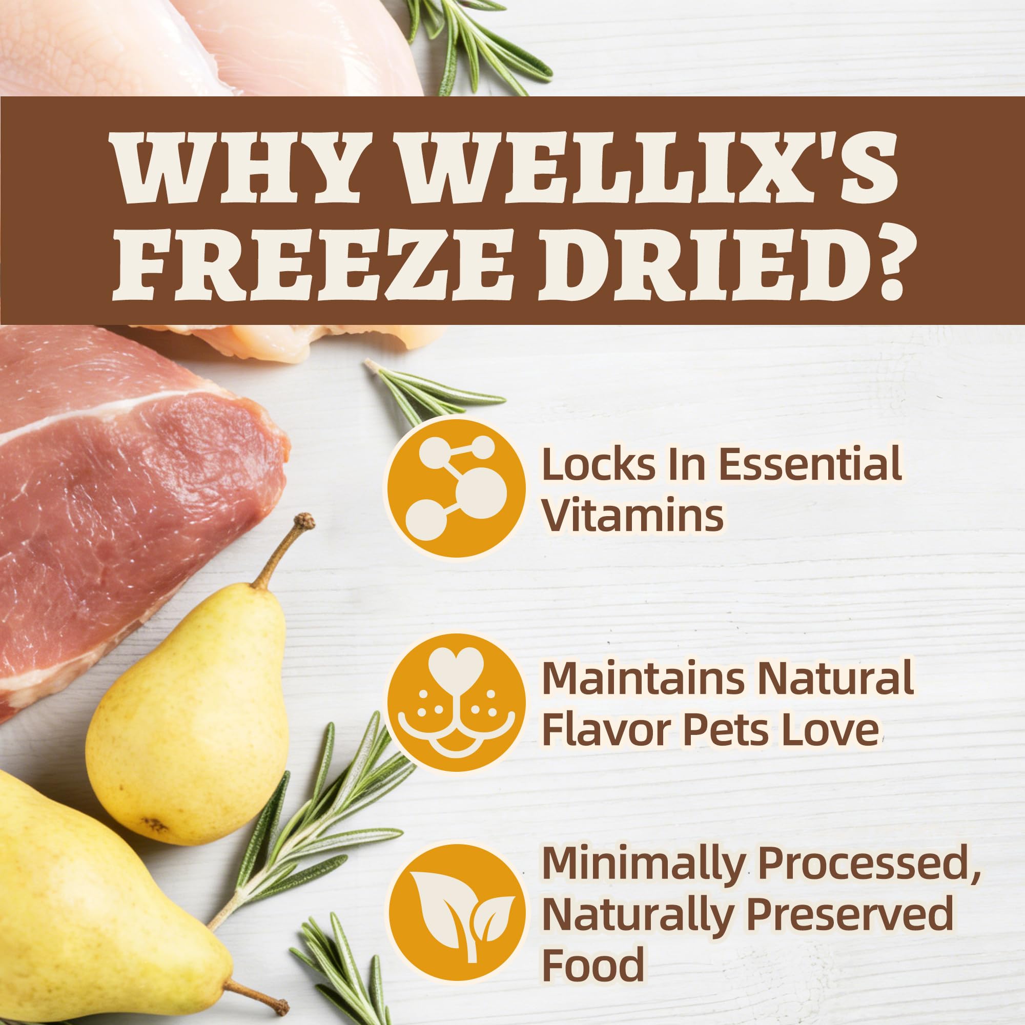 Wellix Freeze-Dried Treats for Dogs and Cats - Cat Grass, Dragon Fruit, Goat Milk Flavor 21pcs, Lollipop Healthy Cat Treats, Chicken Recipe Cat Treats, Low Calorie Training Treats