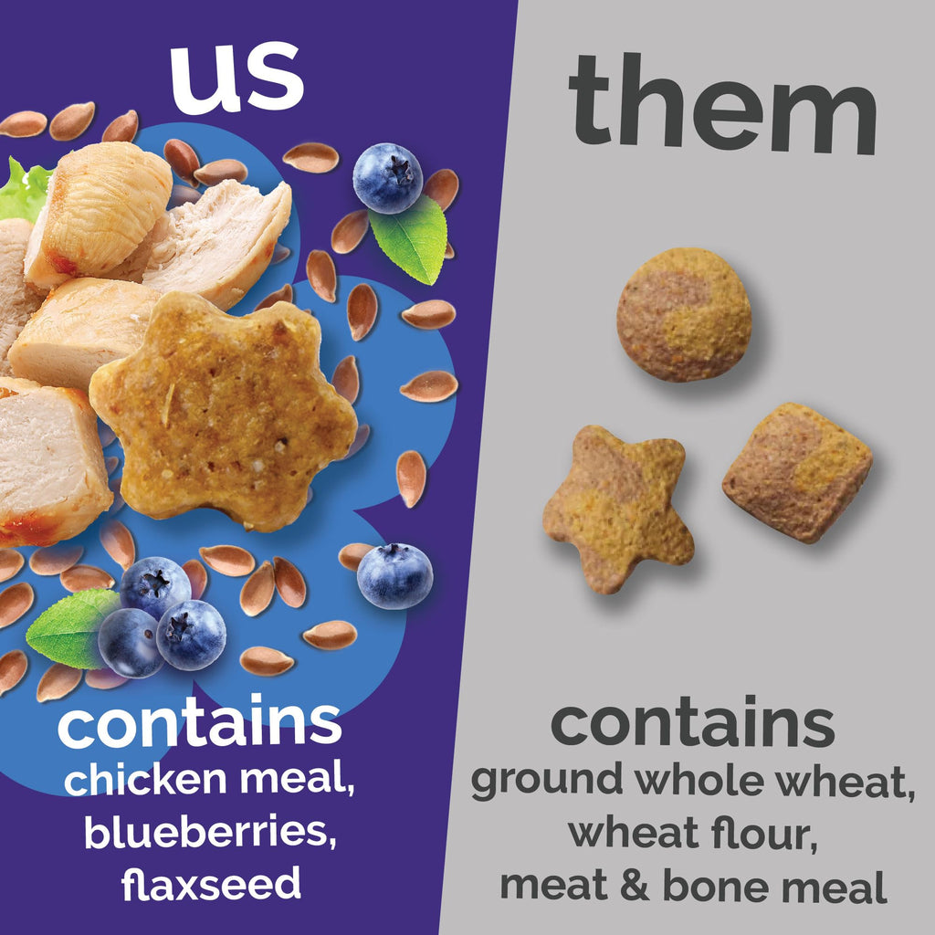 Fruitables Cat Treats, Healthy Treats For Cats, Low Calorie and Packed with Protein, Crunchy Biscuits, No Wheat, Corn or Soy, Made with Real Salmon and Cranberry, 2.5oz